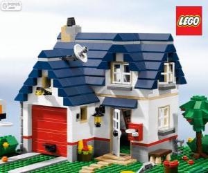 yapboz Bir Lego ev
